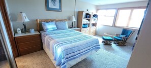 3 bedrooms, iron/ironing board, travel cot, WiFi