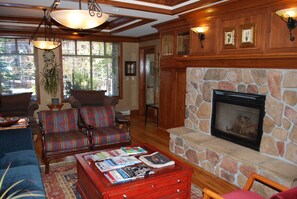 TV, fireplace, DVD player, table football