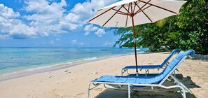 On the beach - Villa Sandalo (Gibbes)