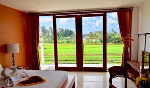 Junior Suite, 1 King Bed, Balcony (Rice Field View)