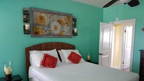 Blackout drapes, iron/ironing board, WiFi (free), bed sheets - Andros Treazure (Staniard Creek)