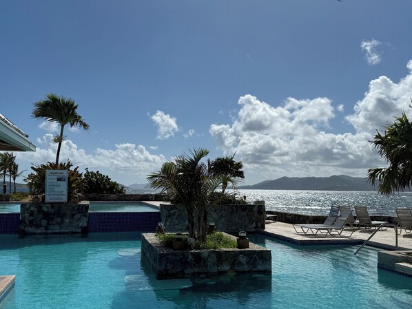 Indoor pool, a heated pool