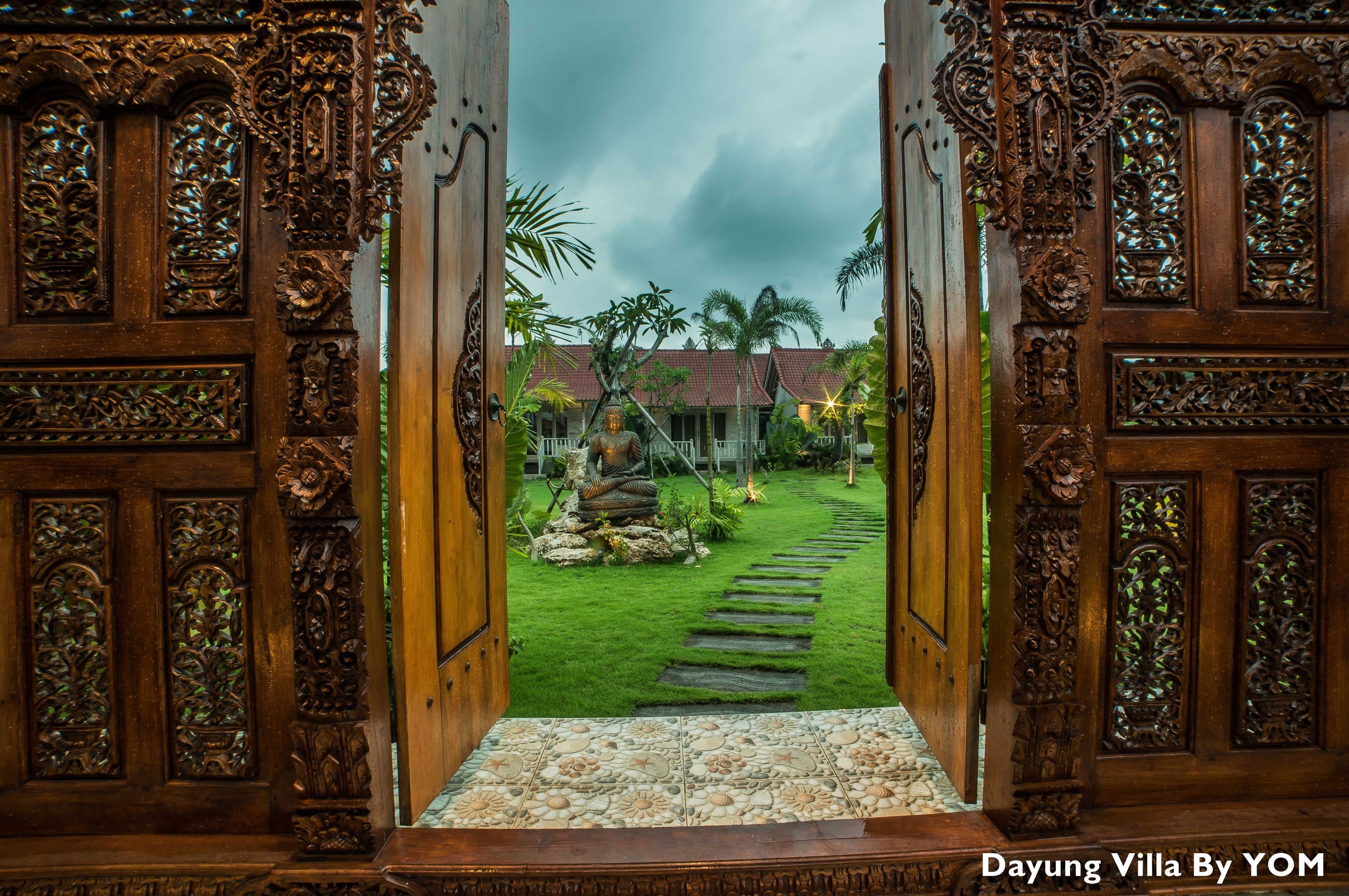 Entrada de la propiedad