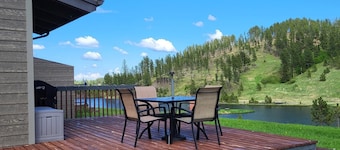 A beautiful mountain lake setting located in the 'Heart of the Black Hills'