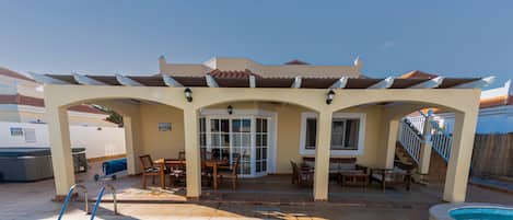 屋外プール、温水プール