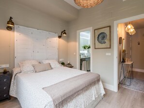 1 bedroom, iron/ironing board, travel crib, free WiFi