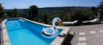 In the green hills of Abruzzo, a stone's throw from the sea ...