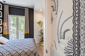 1 chambre, fer et planche à repasser, lit parapluie, Wi-Fi gratuit