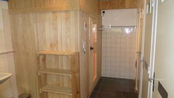 Een douche, een haardroger