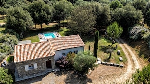 Exterior - Domaine de Bracciole CORTE, villa with private pool, wooded park 20ha, river (Corte)