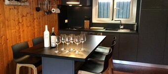 In chalet, warm T4 with character, panoramic view terrace 