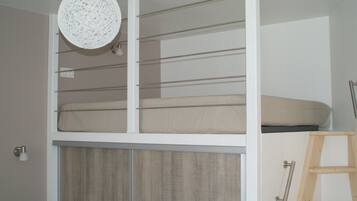 1 bedroom, iron/ironing board, travel crib, free WiFi