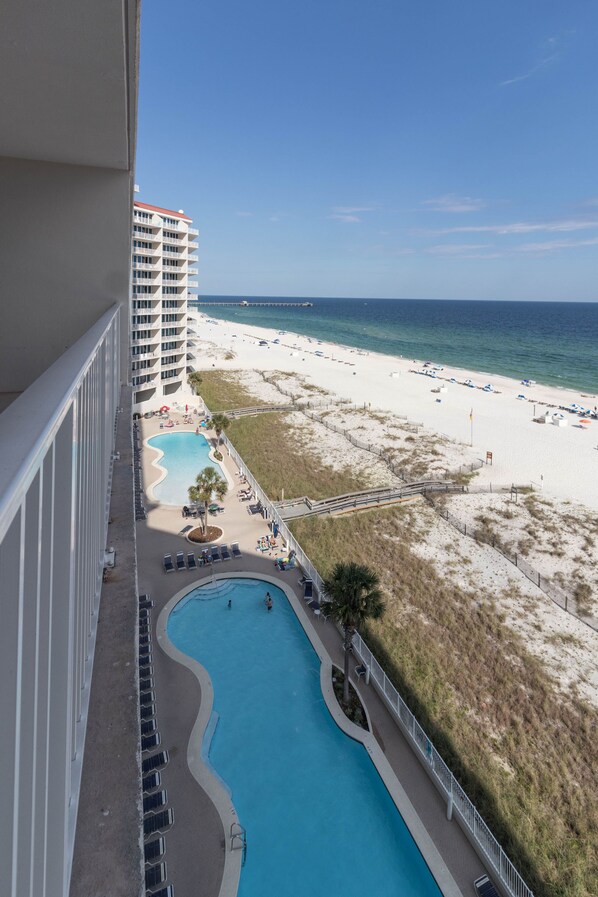 Indoor pool, outdoor pool