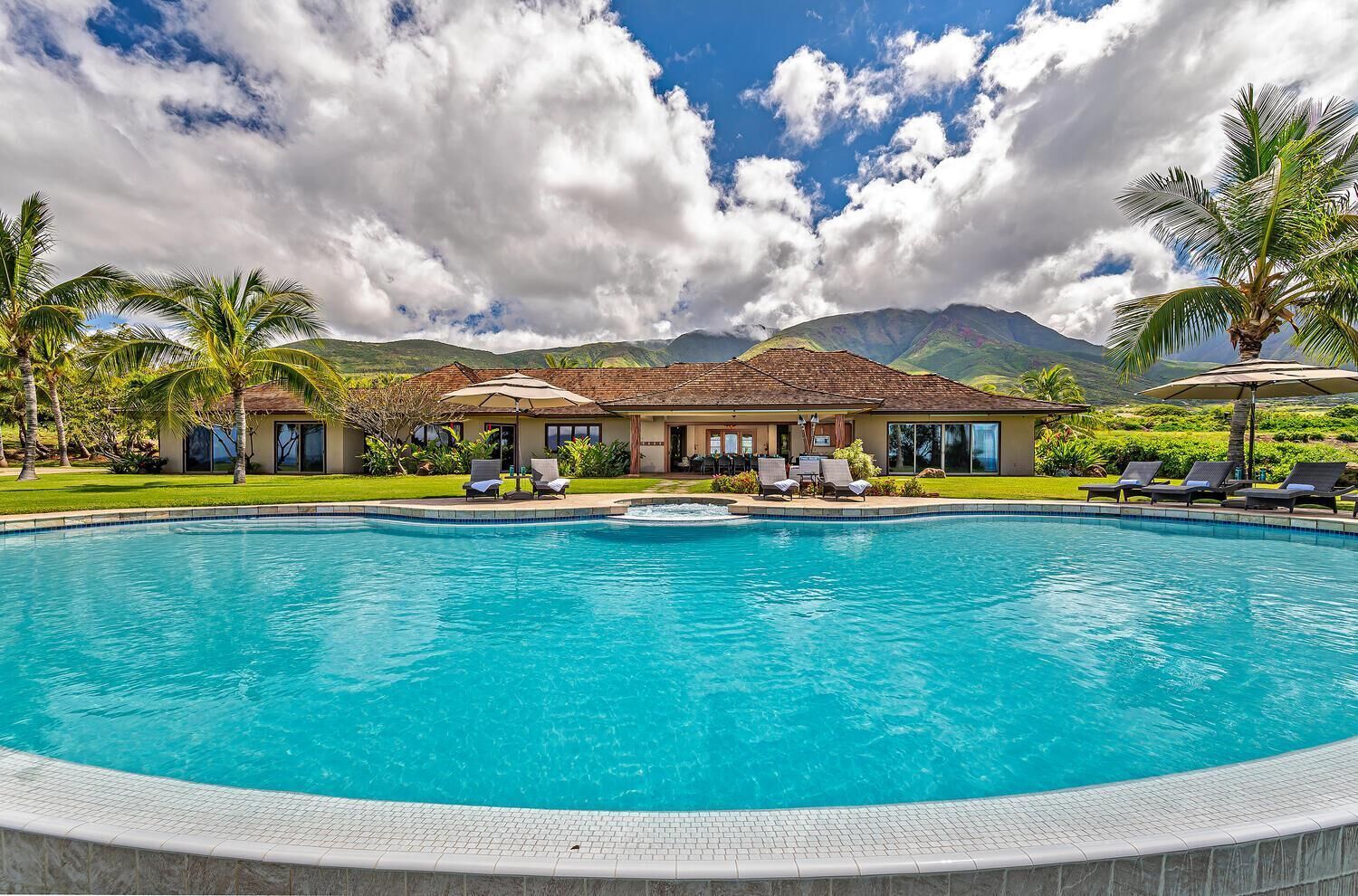 Pacific View: 5-Acre Gated West Maui Estate with Pool, Pickleball & Basketball