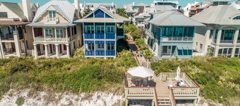 Providence Carriage in Rosemary Beach, Fully Renovated, 3rd tier from gulf with gulf view
