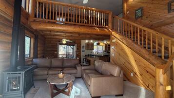 Smart TV, foosball, books, offices