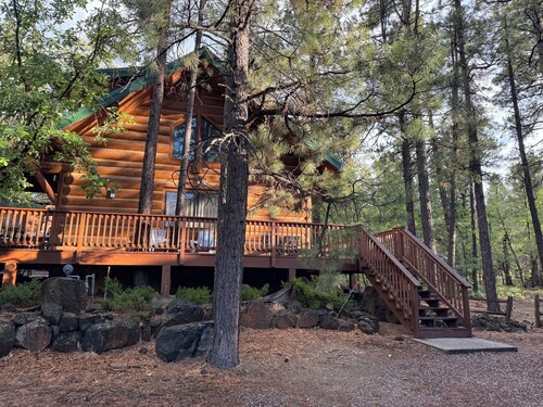 Log Cabin in the Woods