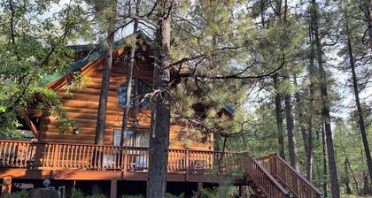 Log Cabin in the Woods
