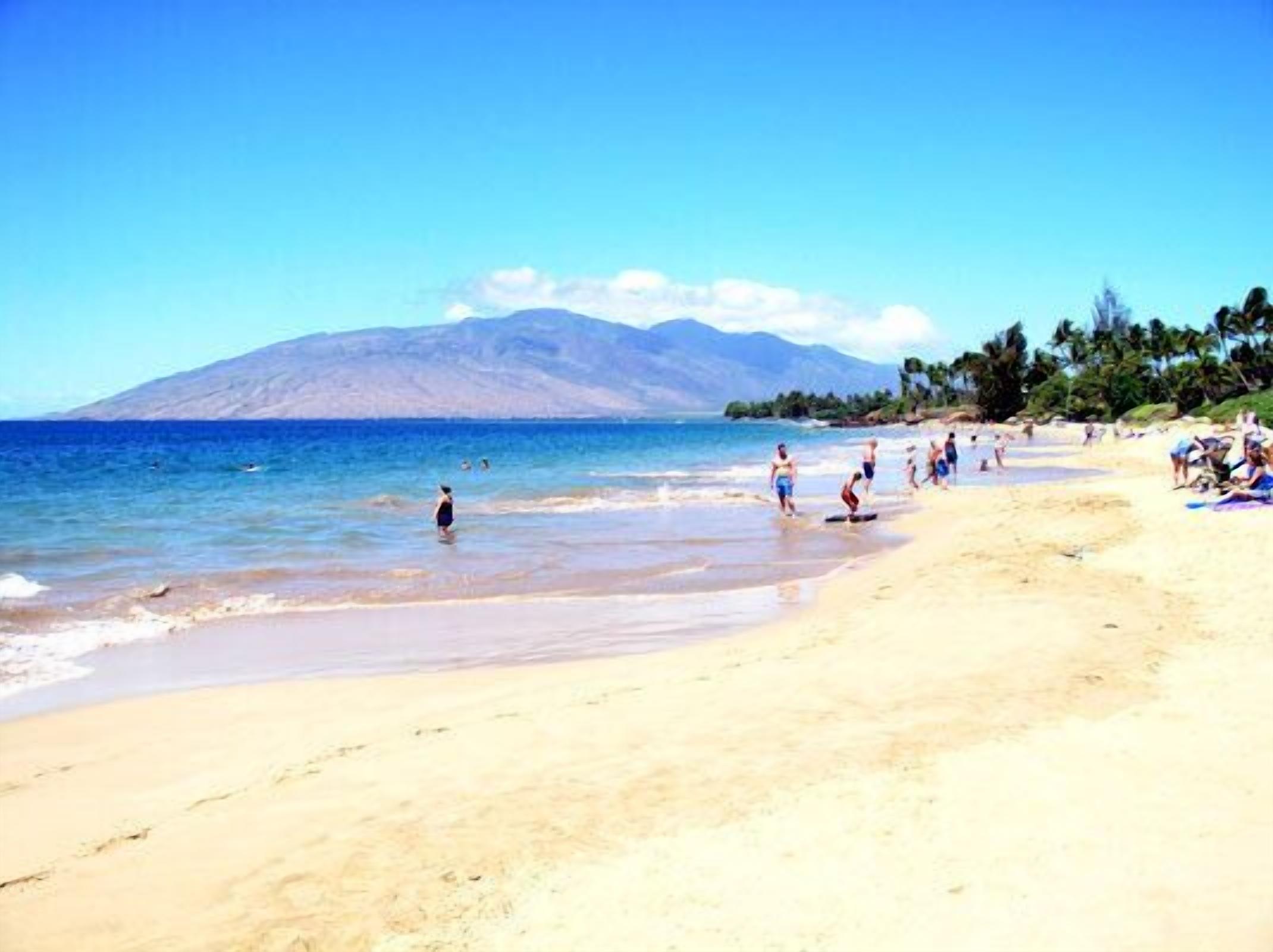 Vlak bij het strand, ligstoelen, strandlakens