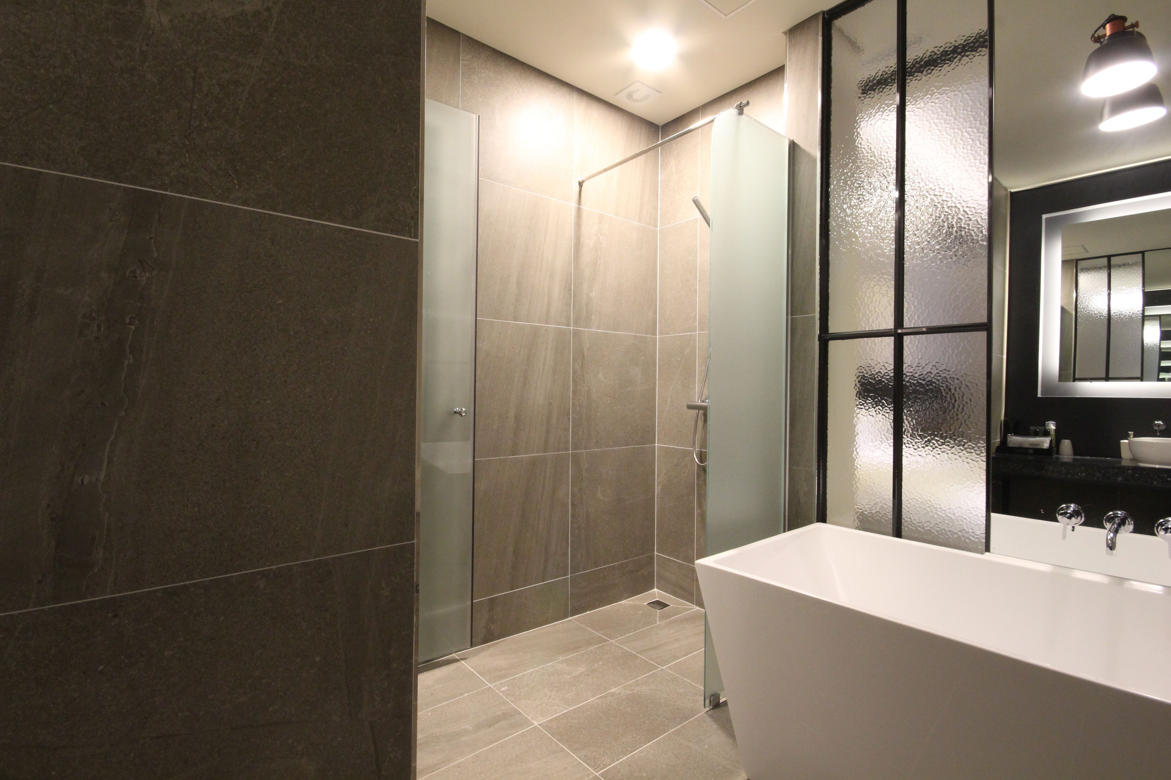 premium room | bathroom | separate bathtub and shower, deep-soaking bathtub, free toiletries