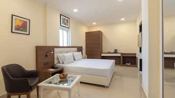 Habitación ejecutiva | Ropa de cama de alta calidad y camas Select Comfort