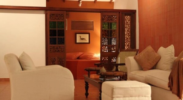 Sala de estar en el lobby