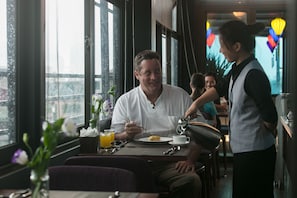 Breakfast, lunch, dinner served; local and international cuisine