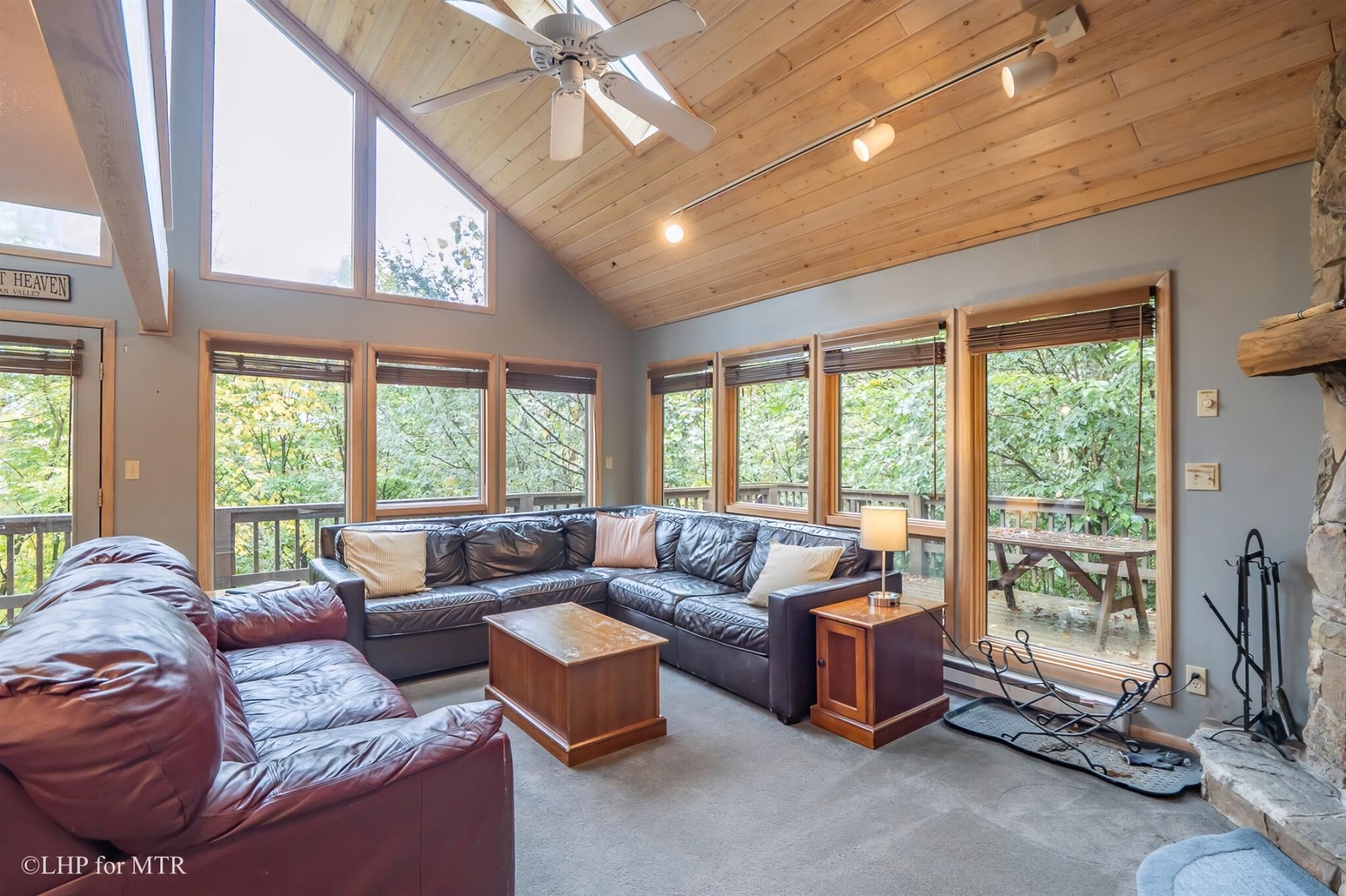 暖炉、DVD プレーヤー