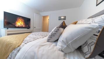 2 slaapkamers, een kluis op de kamer, een bureau