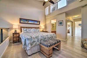 2 habitaciones, escritorio, acceso a internet y ropa de cama