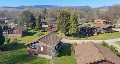 Komfortable Lodge, exzellente Lage in der Nähe von Resorteinrichtungen, 6 Personen, tierfreundlich