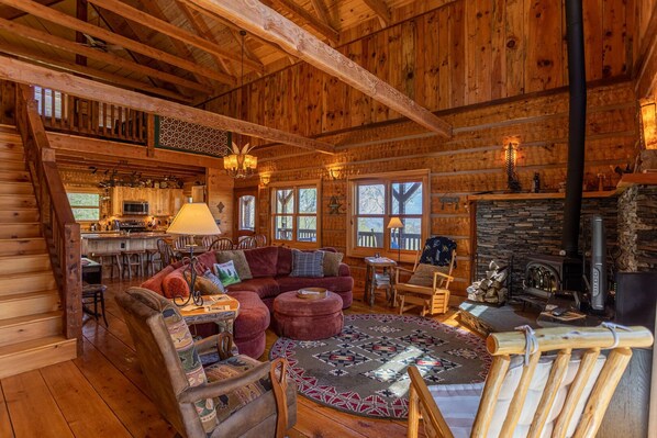 Televisio, takka, videopelejä, DVD-soitin