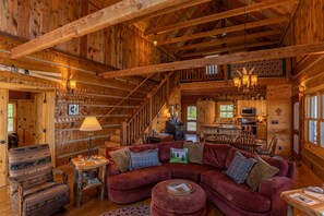 Een televisie, een open haard, videogames en een dvd-speler