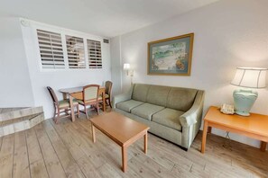 TV - Seaside condo with balcony & pool access (North Myrtle Beach)