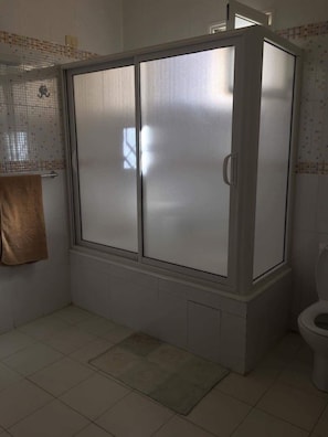 Towels, soap, toilet paper