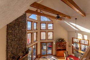 Interior - Great Escape - Wood fireplace, mountain views, access to tennis courts, pool, and more (Boone)