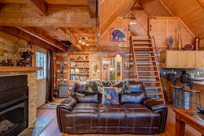 Flachbildfernseher, Kamin