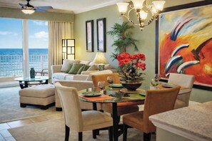 Smart TV, Netflix, books, streaming services - Beachfront Luxury • Free Beach Chairs • Huge Balcony • Quiet West End (Panama City Beach)