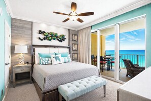 2 bedrooms, iron/ironing board, free WiFi, bed sheets - Beachfront Luxury • Free Beach Chairs • Huge Balcony • Quiet West End (Panama City Beach)