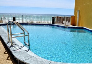 Indoor pool, a heated pool - Luxury Beach Condo * Free Beach Service * July Dates Almost Gone * Book Now! (Panama City Beach)