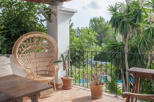 finca el retiro Ibiza, luxury villa in rustic environment for 8 people