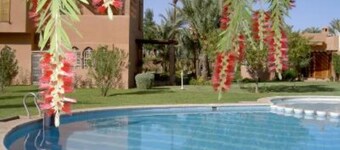 VILLA- MARRAKECH PALMARAIE,with swimming pool and tennis court