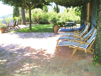 The terrace