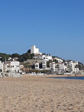 En la playa 