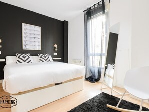 1 chambre, chambres insonorisées, fer et planche à repasser