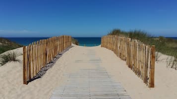 Beach nearby, sun-loungers