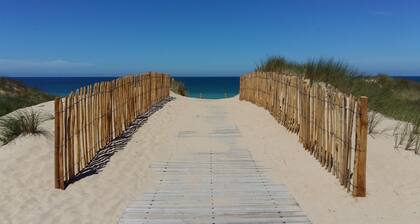 Maison agréable parfaitement située à 6 min à pieds d'une magnifique plage