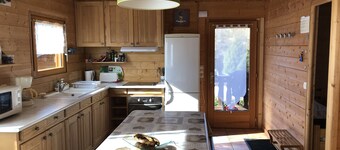 Independent wooden chalet