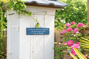 Exterior detail - Romantic cottage with private heated pool - 2 pers - Bassin d'Arcachon (Lanton)