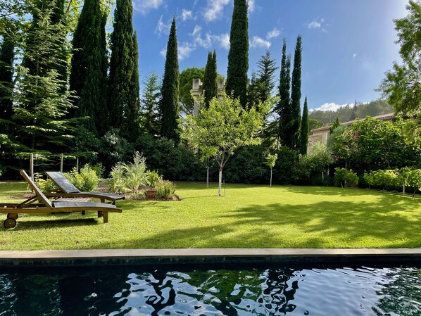 Outdoor pool - Charming cottage a few kilometers from Carcassonne and Lagrasse, private pool (Montlaur)